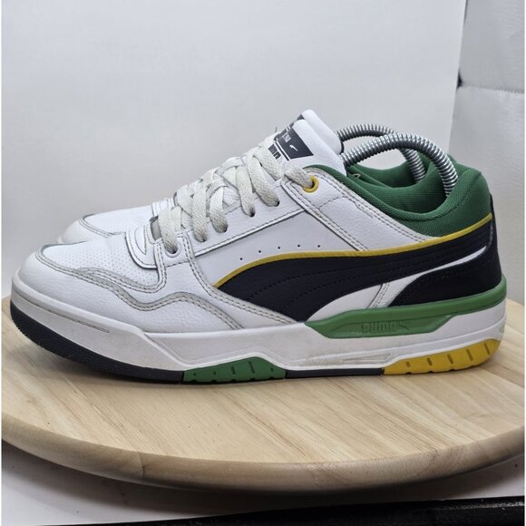 PUMA Rebound Retro Lace Up  Mens Size 9 White Sneakers Casual Shoes 40019707 - Picture 1 of 10